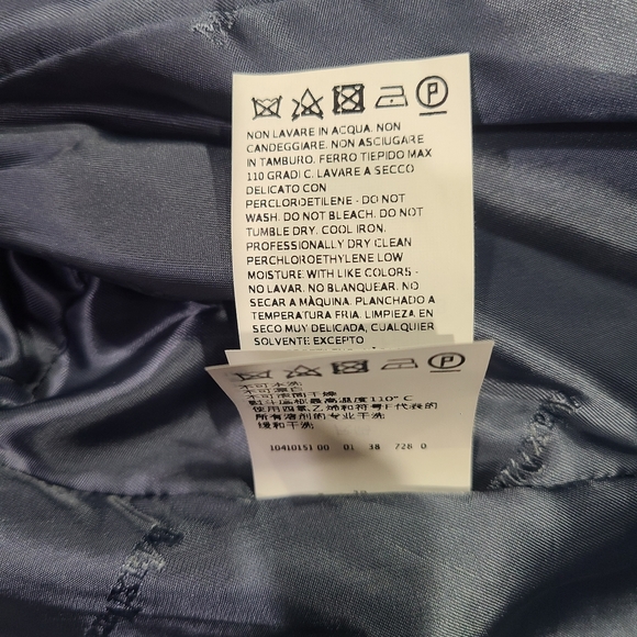 MaxMara NWT Jacket & Dress Blue Sleeveless Shift & Single Suit Silk Blend 4 - Picture 8 of 16